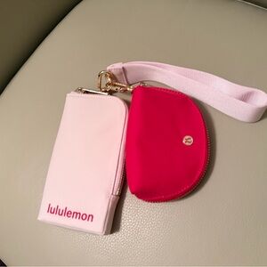 Lululemon Dual Pouch Wristlet- new without tags